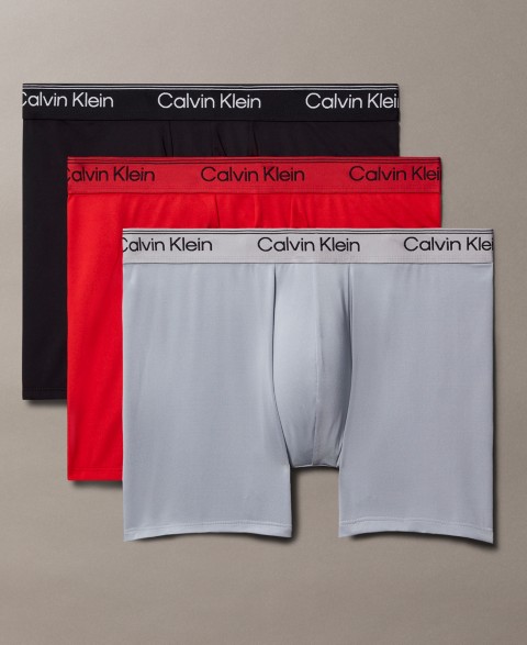 Трусы-боксеры Micro для мужчин, стрейч, 3 шт. — Calvin Klein