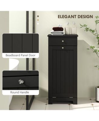 Tilt Out Laundry Hamper, Laundry Hamper Cabinet with Drawer