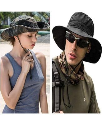 Men Women Sun Hat UPF 50+ Bucket Cap Foldable UV Protection Outdoor