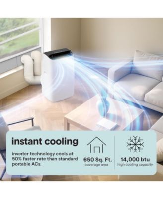 10300 BTU Portable Inverter Air Conditioner with Heating, Wi-Fi, Quiet Operation – Ideal for Indoor Use