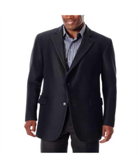 Мужской пиджак KingSize 2-Button Classic Blazer, цвет: Чёрный