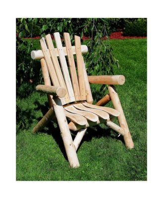 Cedar Log Lounge Chair