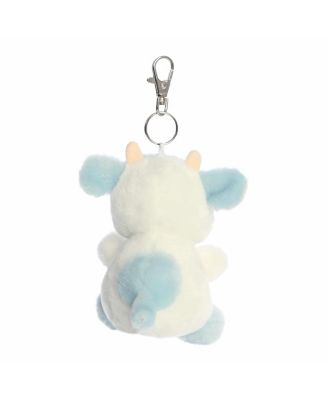 Mini Skyla Blueberry Cow Palm Pals Adorable Clip-On Blue 4