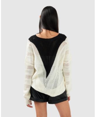Women's This Moment Oversized V-Neck Knit