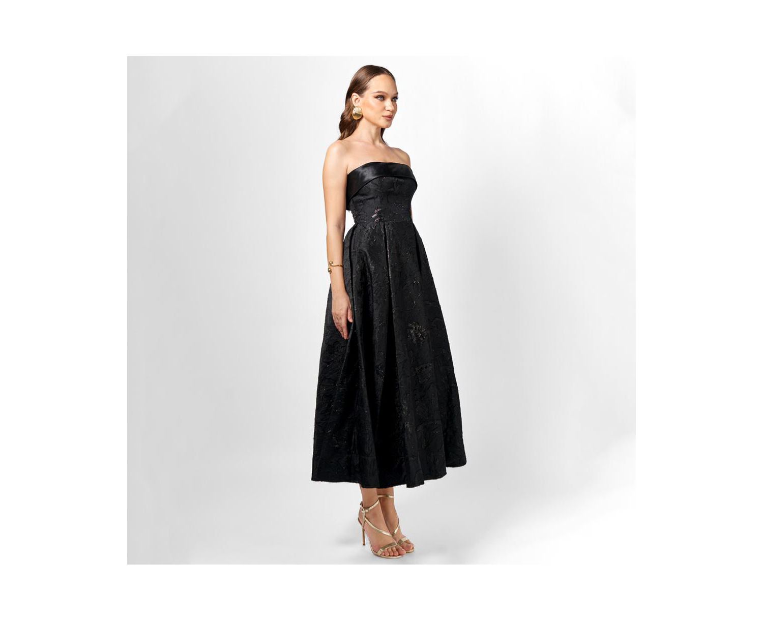 Women's Alanna Jacquard A Line Midi
