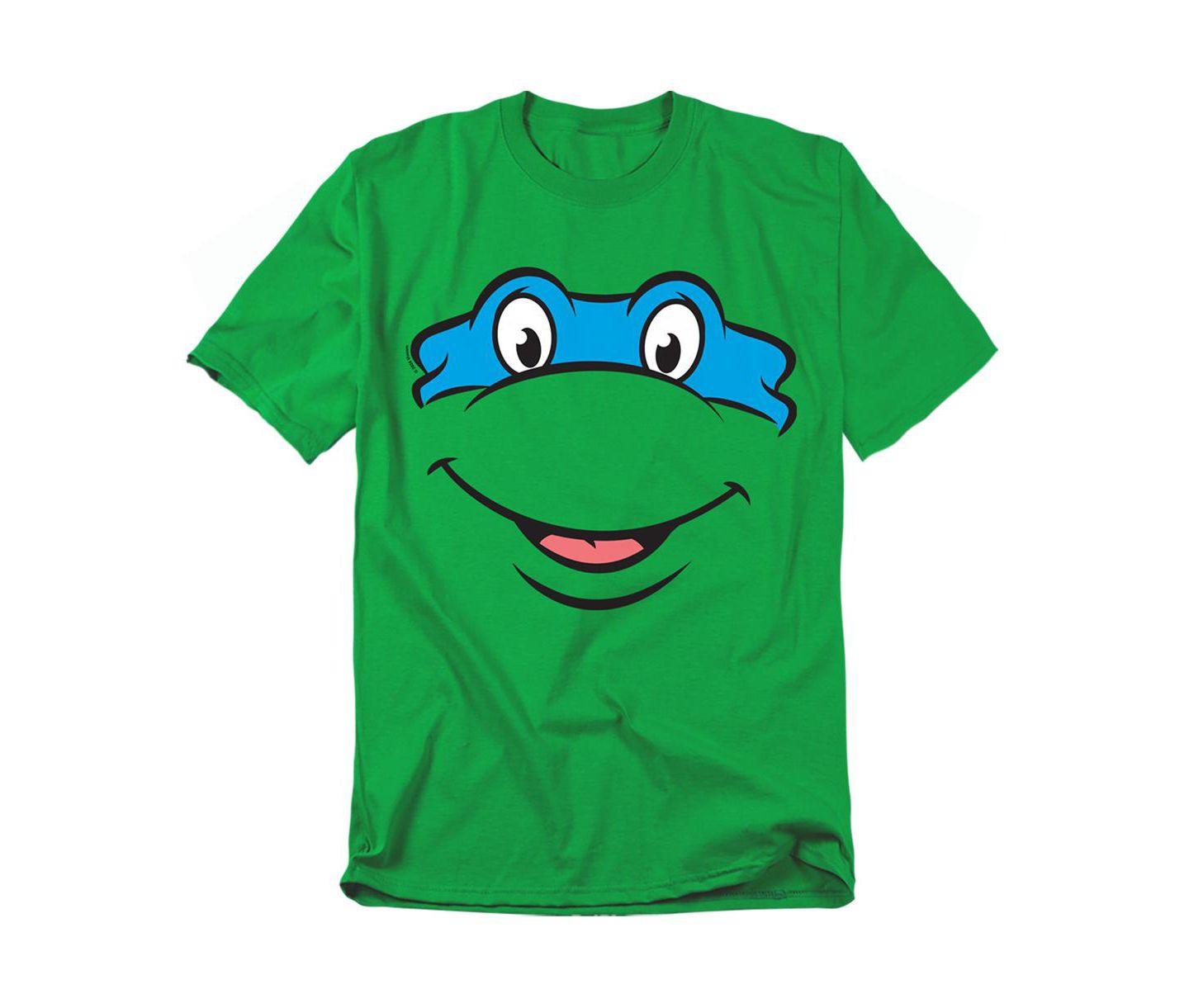 Мужская футболка Teenage Mutant Ninja Turtles Leonardo Smile, цвет: Зелёный — фото 1