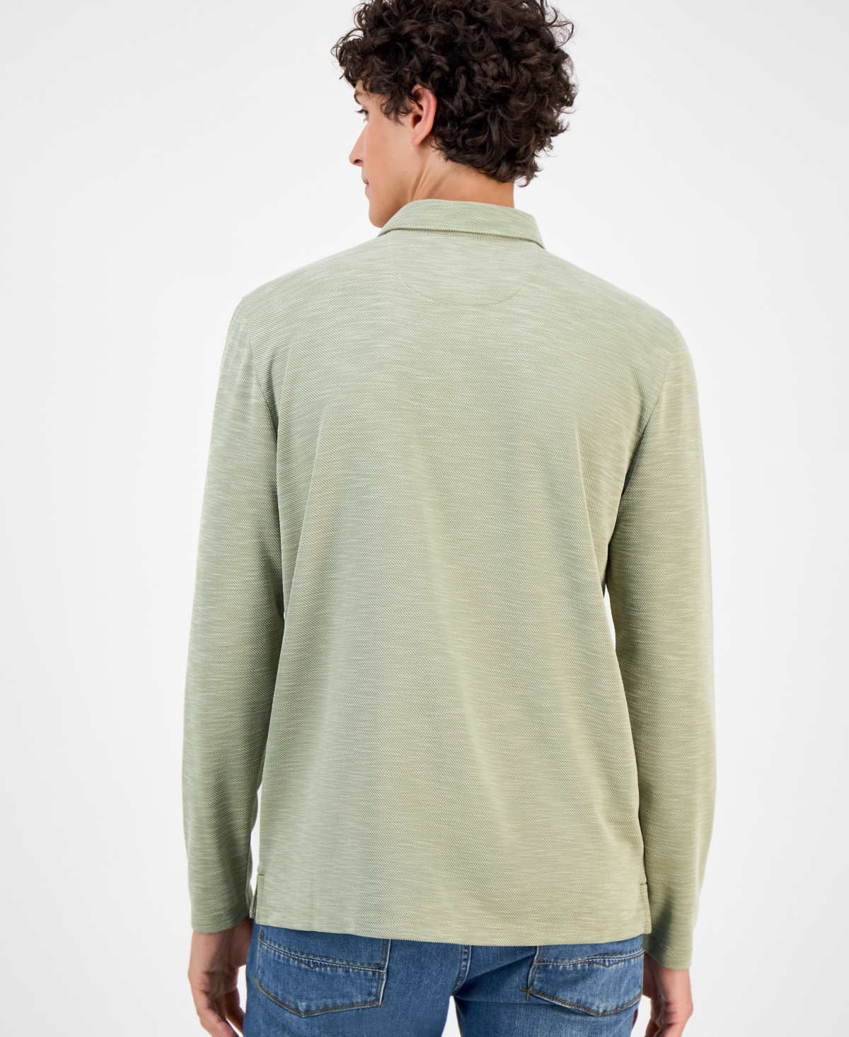 Tommy Bahama Men's Golden Sands Long-Sleeve Polo Shirt