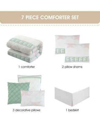 Genoa Geometric 7-Pc. Comforter Set, Queen