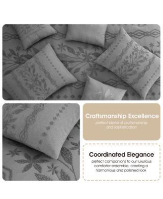 Stratford Park Lexia Leaves 7-Pc. Comforter Set, Queen