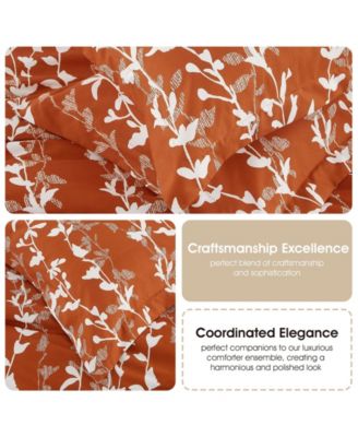 Millie Leaves 3-Pc. Comforter Set, Full