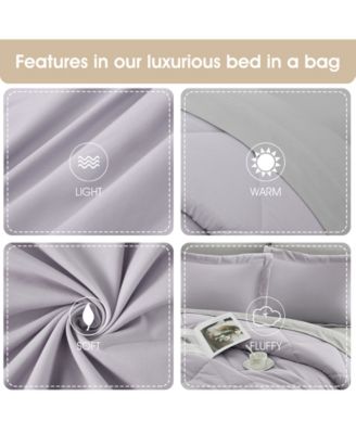 Arelia Geometric 7-Pc. Comforter Set, Queen