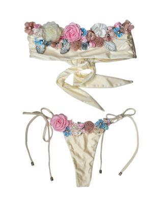 Women's Secret Garden Bandeau Bikini Top