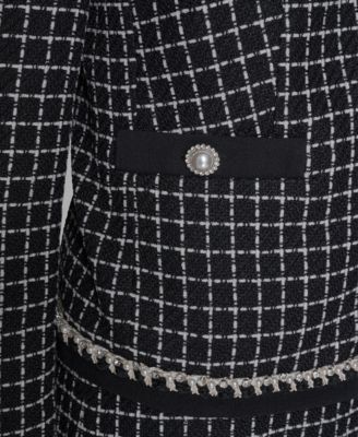 Women's Embellished Tweed Jacket