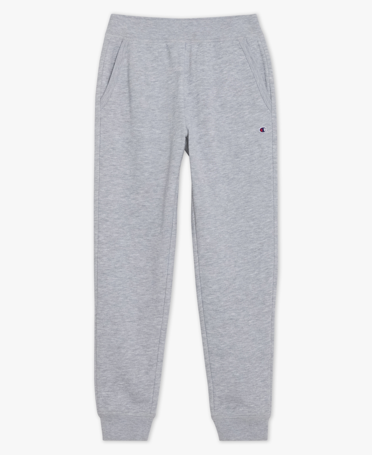 Champion Big Girls Fleece Jogger Pants In Gray
