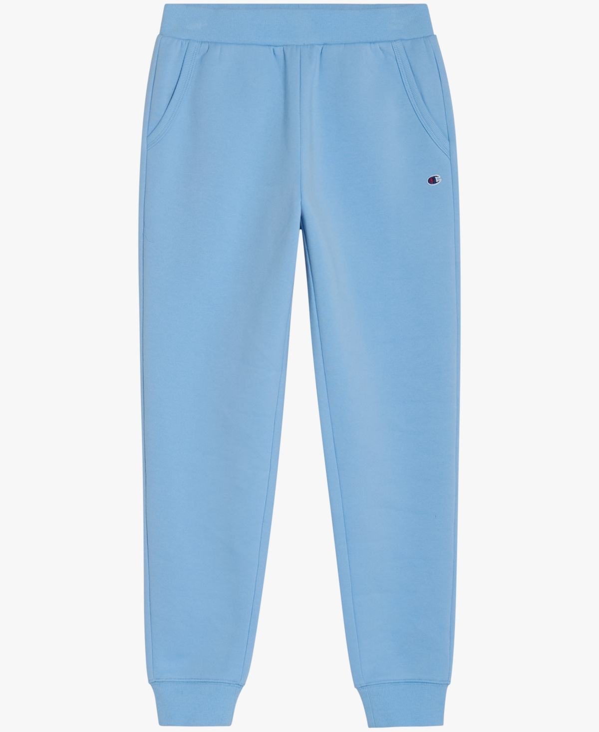 Champion Big Girls Fleece Jogger Pants In Blue