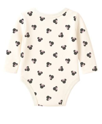 Baby Girls' Minnie Bodysuit, Creeper Pant and Headband, 3-Piece Set