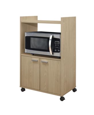Ayla 2-Door Kitchen Microwave Cart