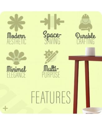 Emma Narrow Console Table with Lower Shelf Perfect for Sofa Table, Entryway Table for Hallway, Living Room