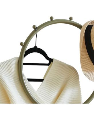 Cheska Suit Valet Stand with Circular Frame Perfect for Bedrooms & Entryways