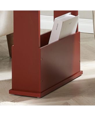 29-Inch Tall Wood Zeke Narrow Side Table