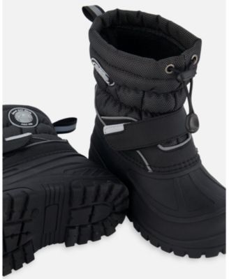 Kids Unisex Winter Boots Solid Black - Toddler|Child