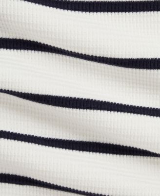Baby Boys' Striped Waffle-Knit T-Shirt