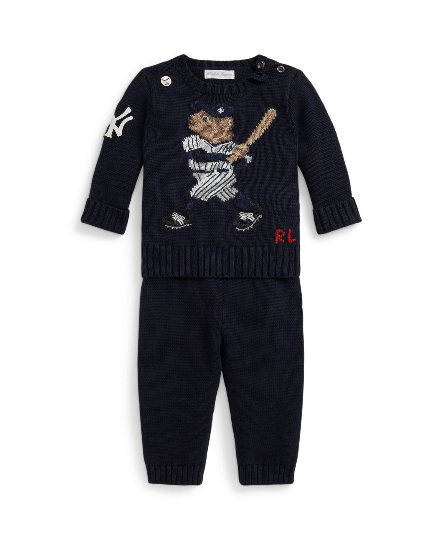 Baby Boys' Crewneck Sweater and Pants, 2-Piece Set