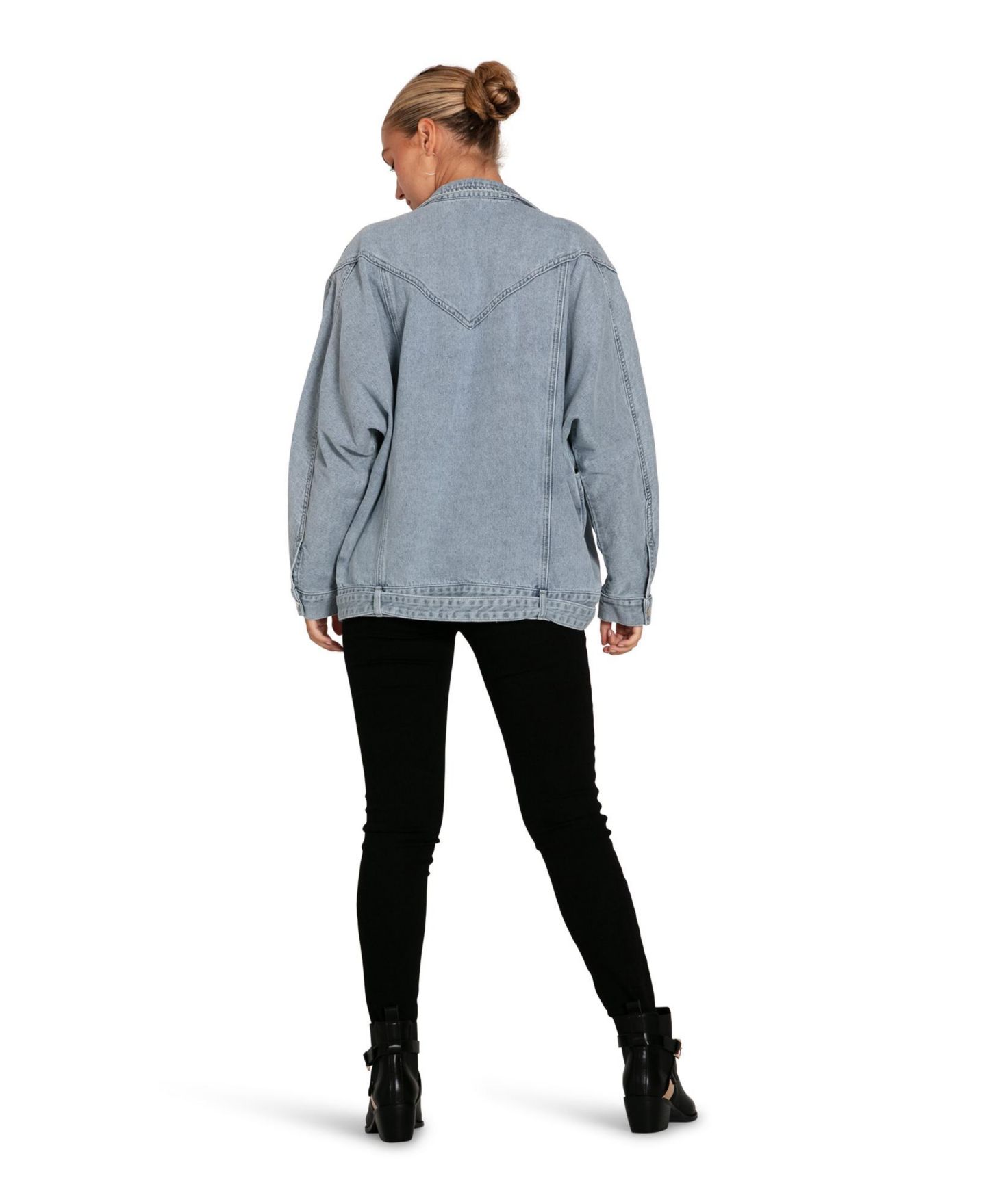 Женская куртка Belle & Bloom All About You Denim Jacket, цвет: Синий — фото 4