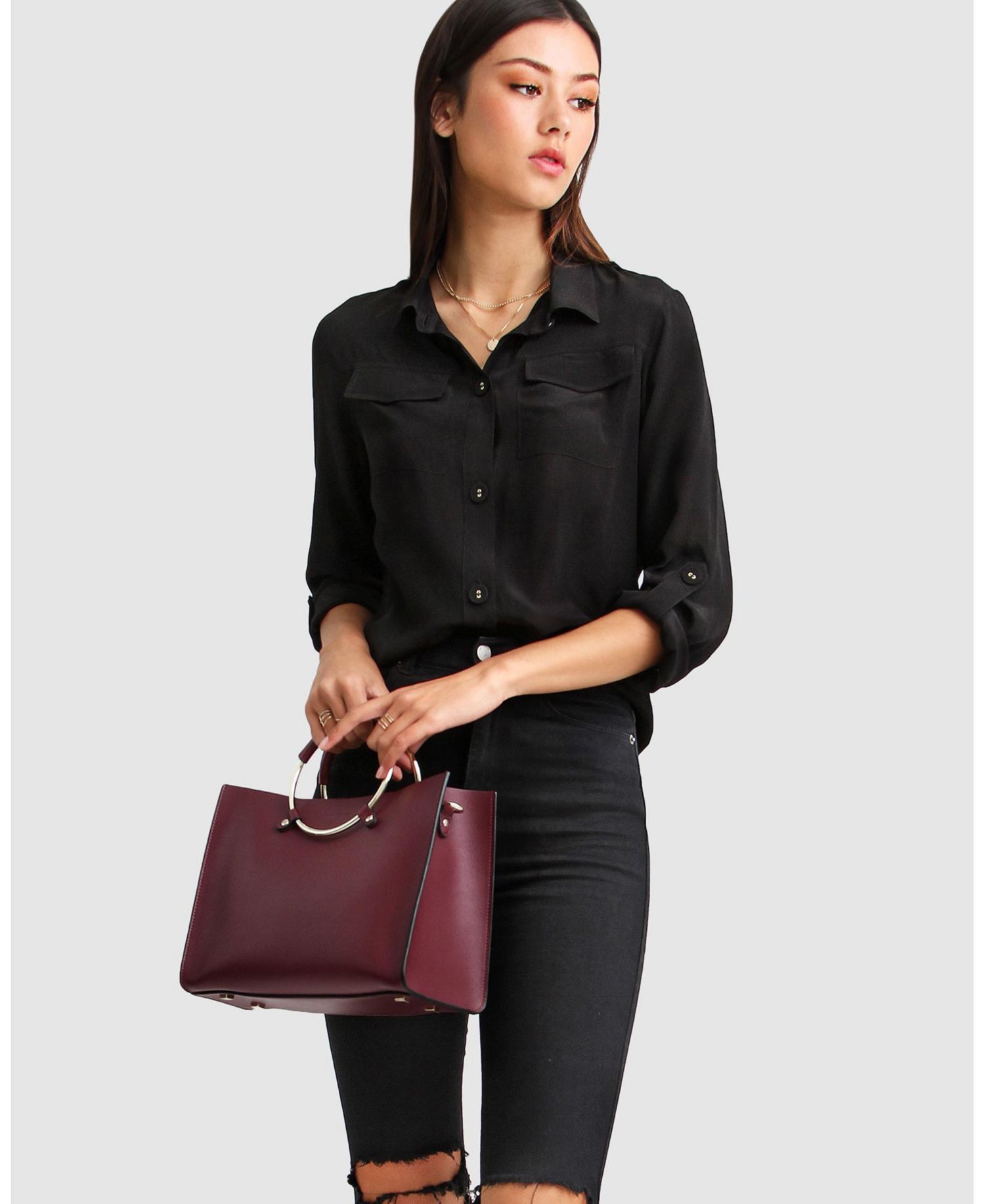Women's Eclipse Rolled Sleeve Blouse