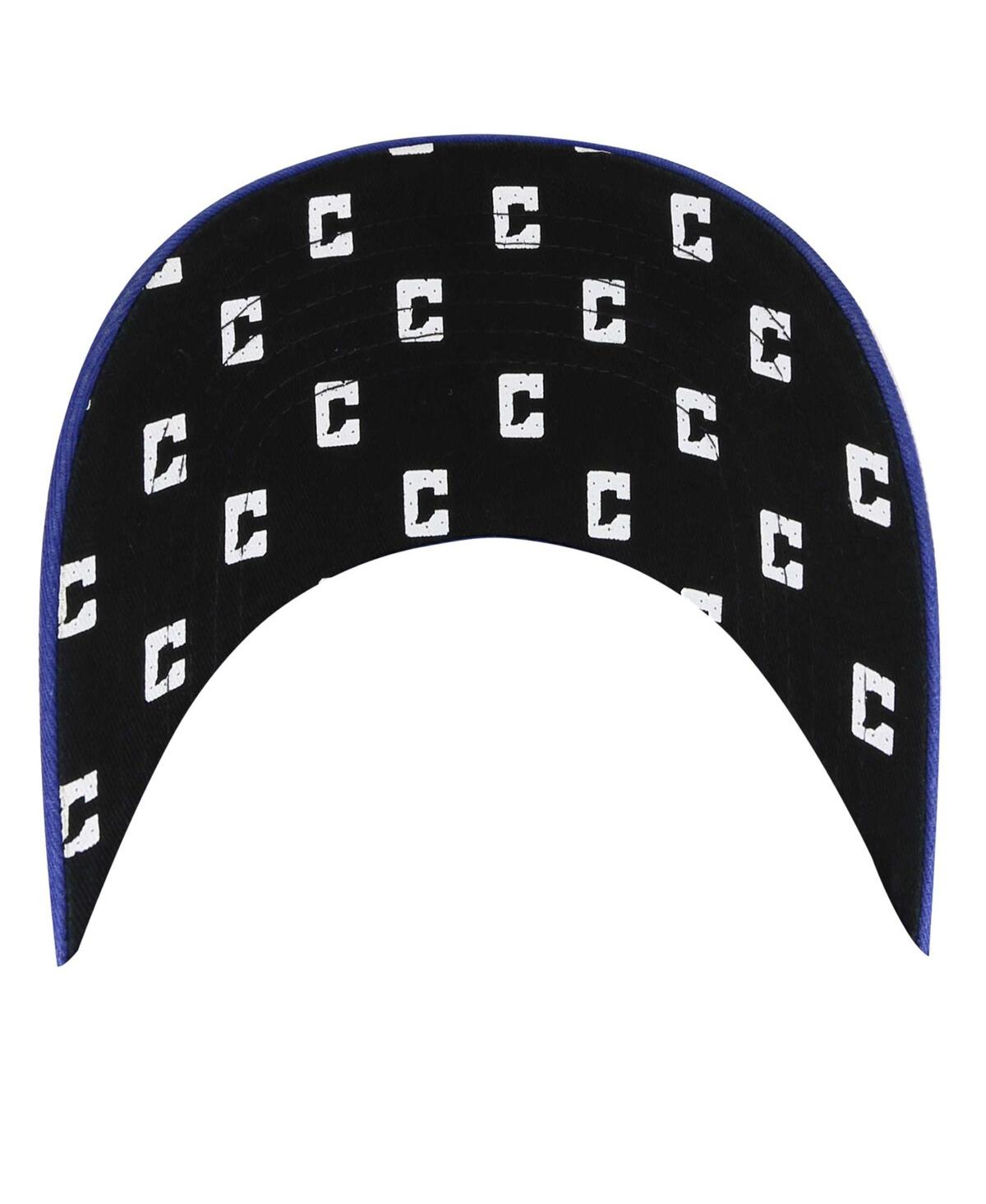 47 Brand Women's Royal Indianapolis Colts Confetti Icon Clean Up Adjustable Hat In Blue