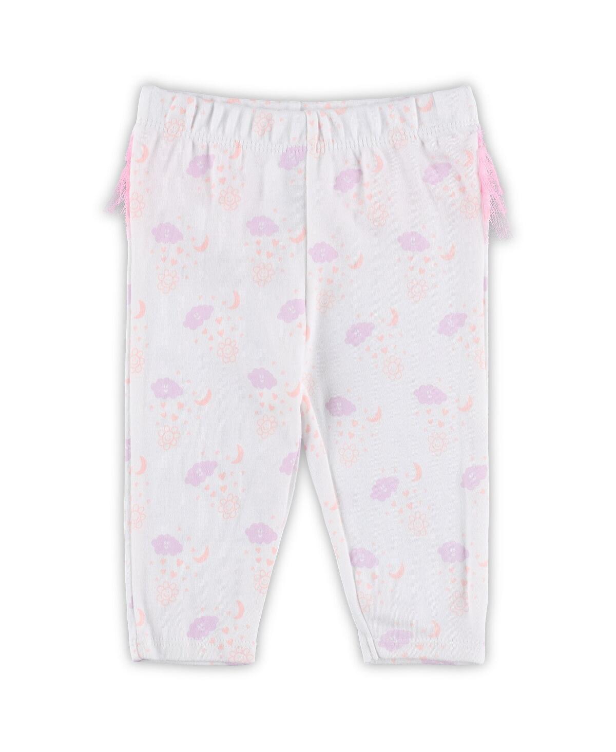 Outerstuff Baby Boys And Girls White Arizona Cardinals Spreading Love Bodysuit And Tutu Leggings Set In White