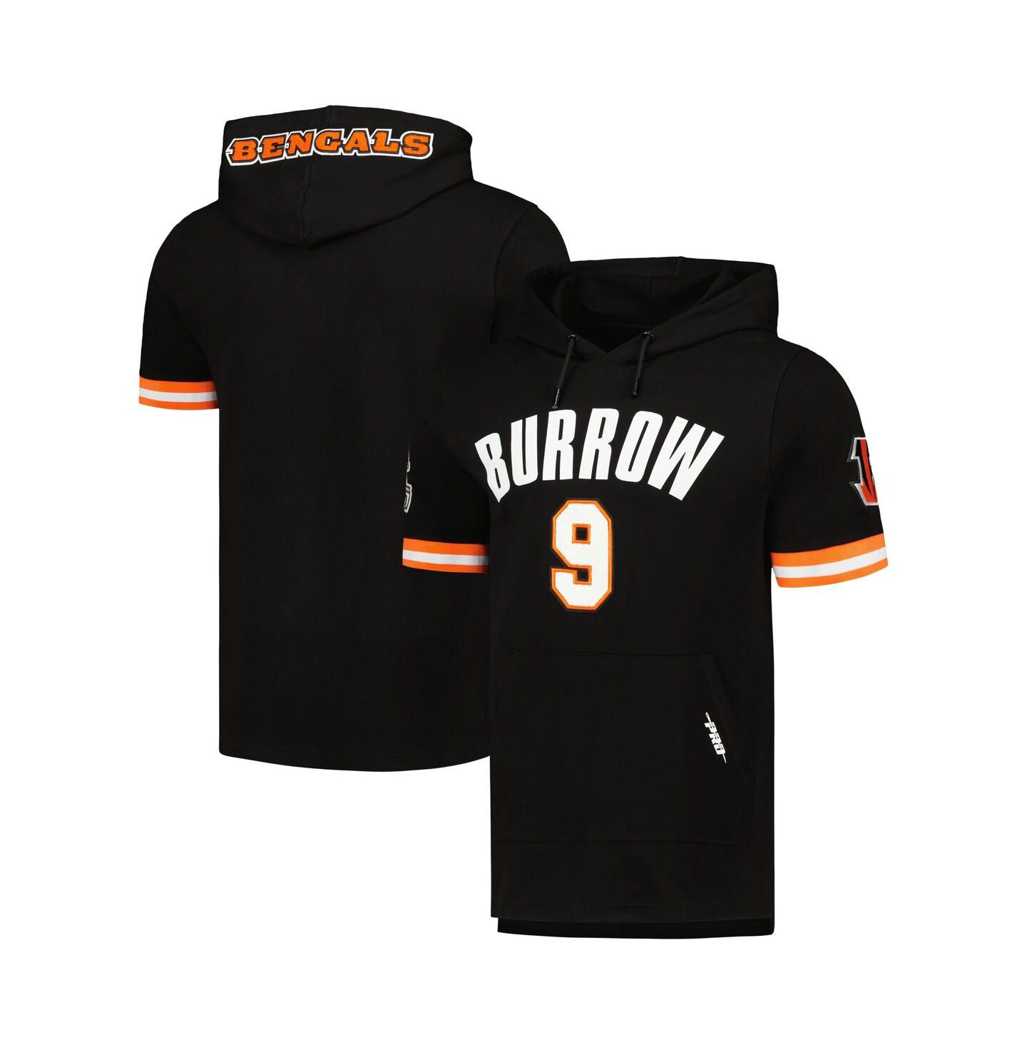 Мужское худи Pro Standard Joe Burrow Black Cincinnati Bengals Player Name & Number T-Shirt — фото 1