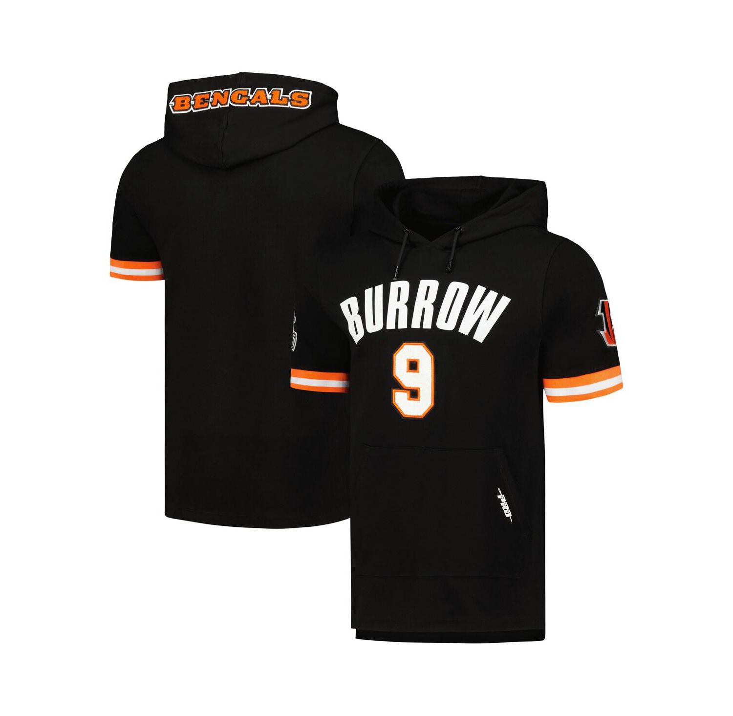 Men's Joe Burrow Black Cincinnati Bengals Player Name & Number Hoodie T-Shirt