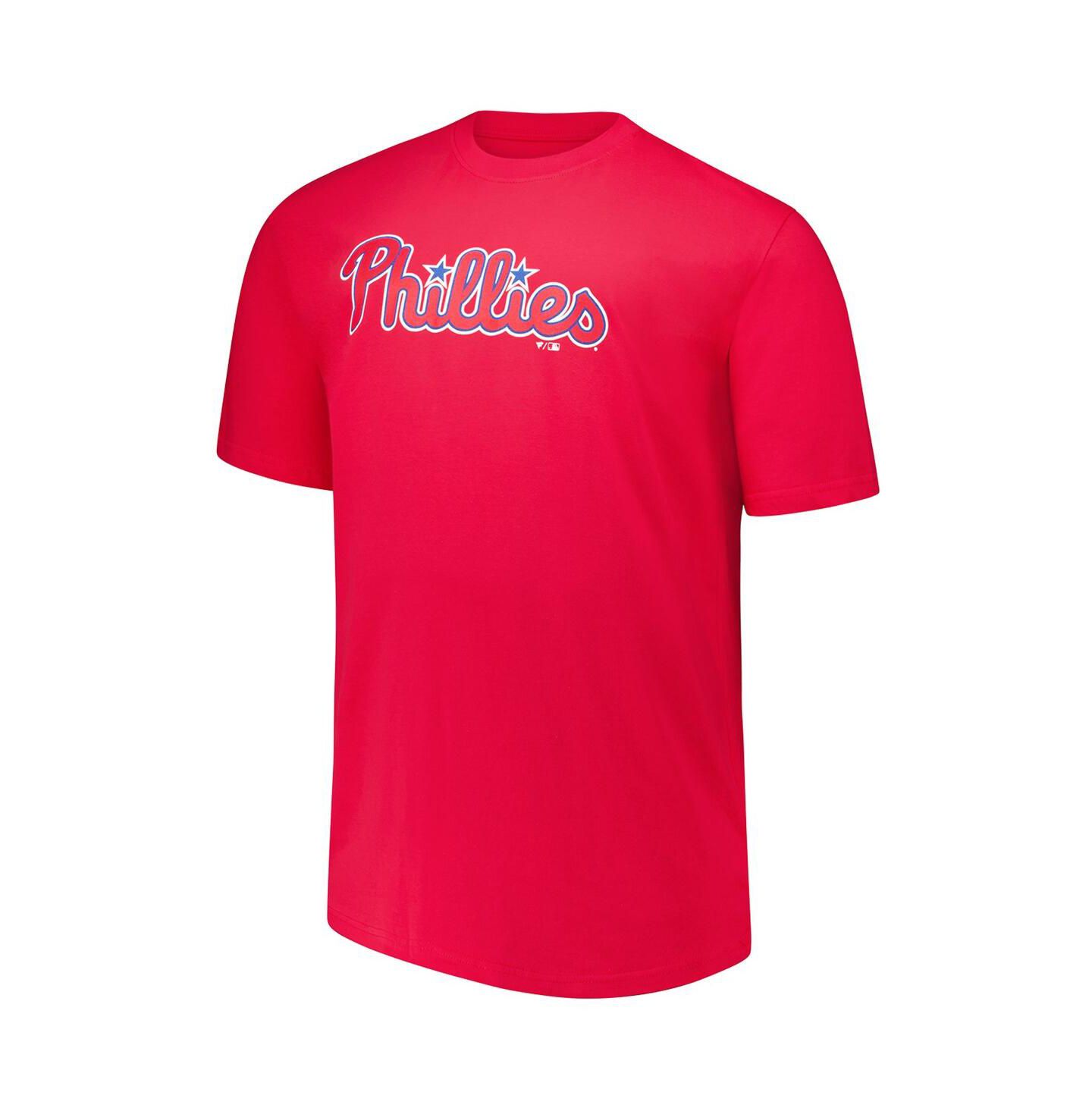 Мужская футболка Fanatics Bryce Harper Red Philadelphia Phillies Big & Tall Name & Number — фото 2