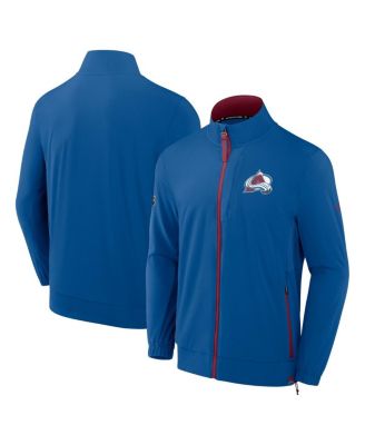 Fanatics - Men's Blue Colorado Avalanche Authentic Pro Rink Coaches Full-Zip Jacket