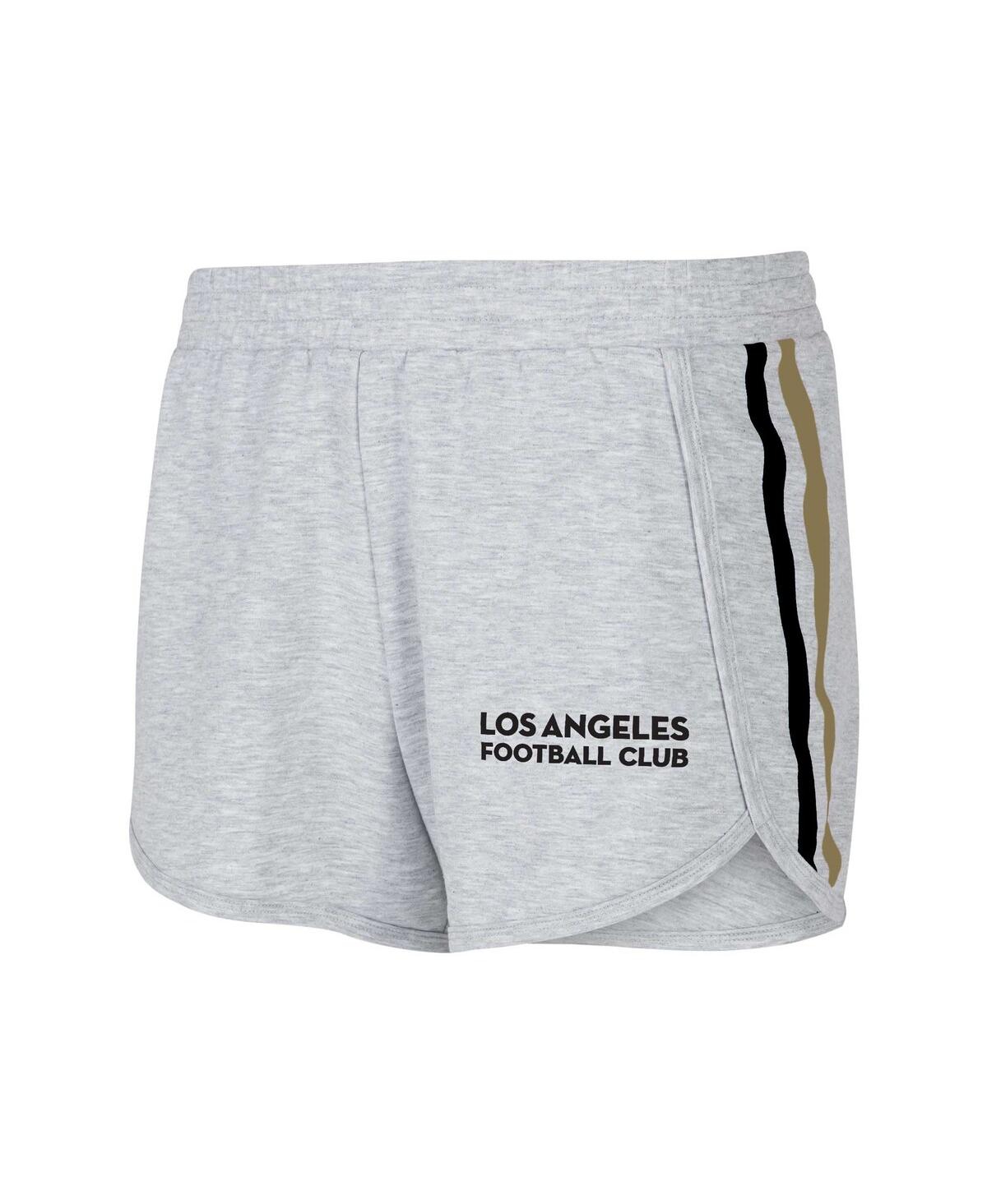 Concepts Sport Women's Gray Lafc Cedar Tri-blend Shorts In Gray