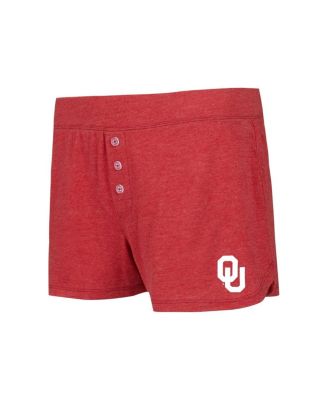 Women's Crimson Oklahoma Sooners Team Color Long Sleeve Top and Shorts Set