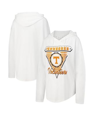 Pressbox - Women's White Tennessee Volunteers San Bruno Hoodie Long Sleeve T-shirt