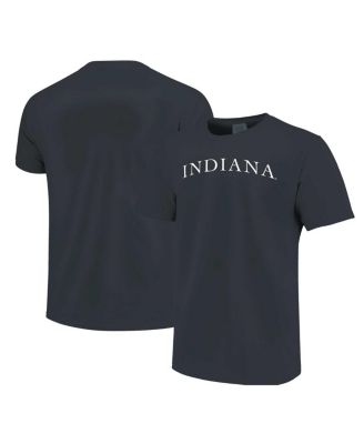 Image One - Men's and Women's Navy Indiana Hoosiers Comfort Colors Fashion Color Arch T-shirt