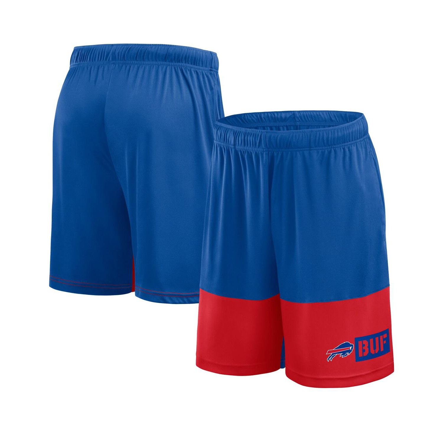 Men's Royal/Red Buffalo Bills Big & Tall Best of the Best Performance Shorts