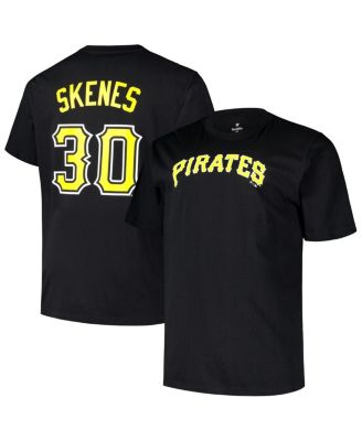 Fanatics - Men's Paul Skenes Black Pittsburgh Pirates Big Tall Name Number T-shirt