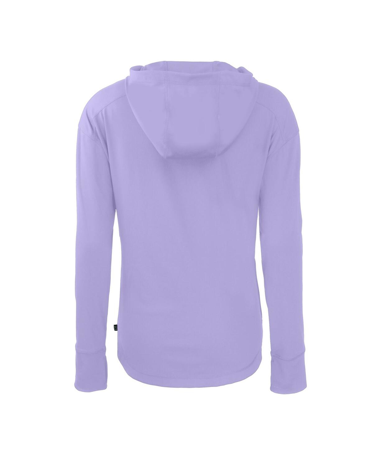 Cutter & Buck Women's Purple Minnesota Vikings Daybreak Full-zip Hoodie Jacket In Purple