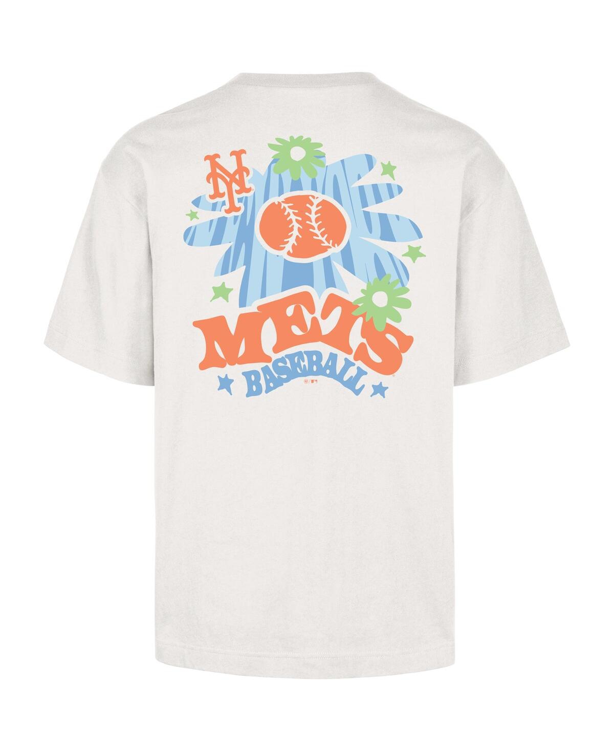 47 Brand Men's Cream New York Mets Flora Foundation T-shirt In White