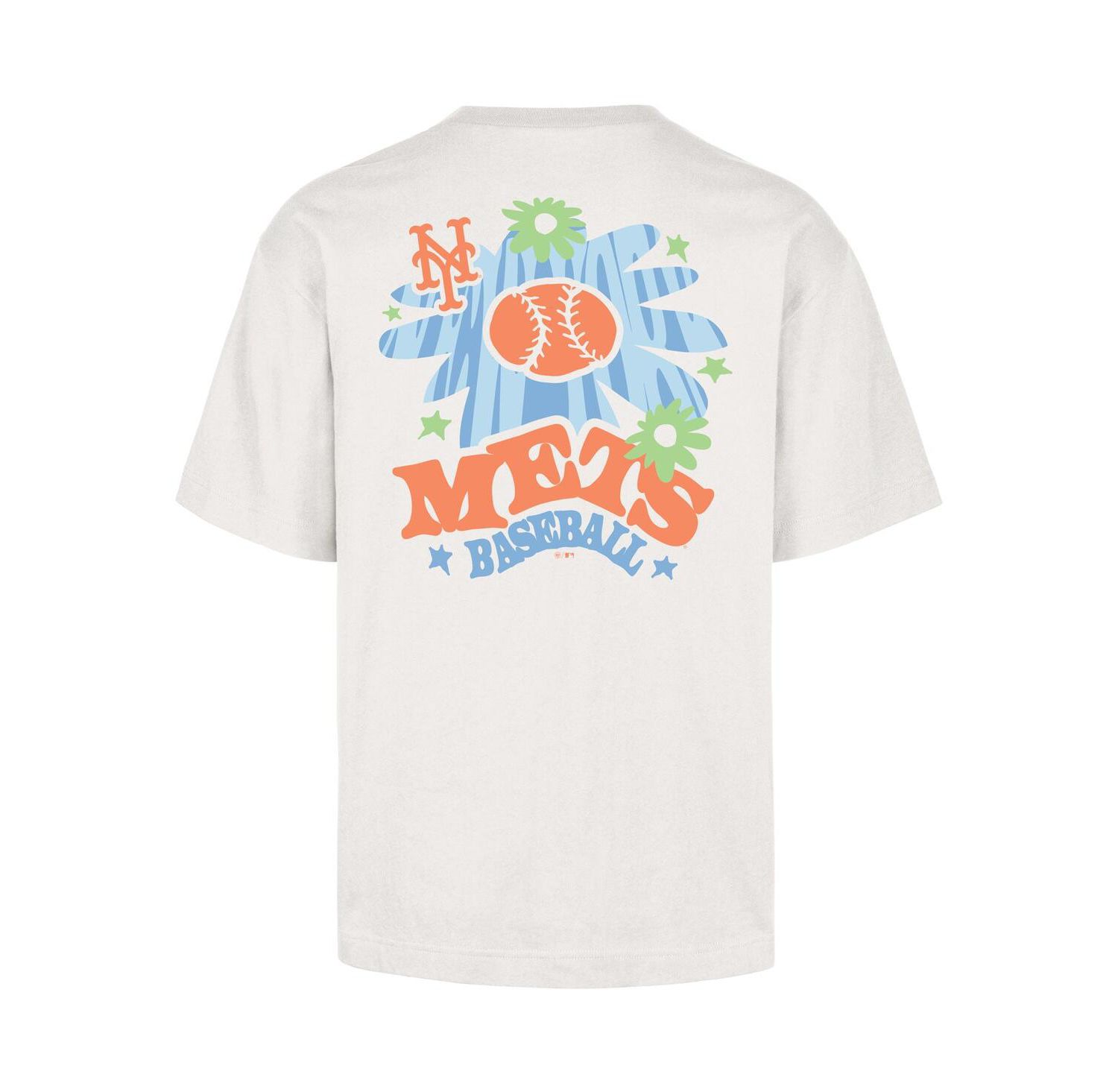 Men's Cream New York Mets Flora Foundation T-Shirt