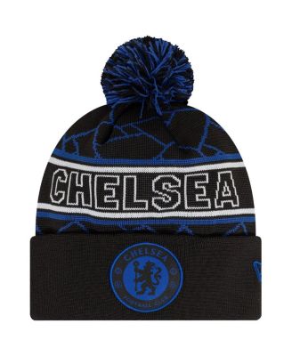 New Era - Men's Black Chelsea Sport Cuffed Knit with Pom Hat