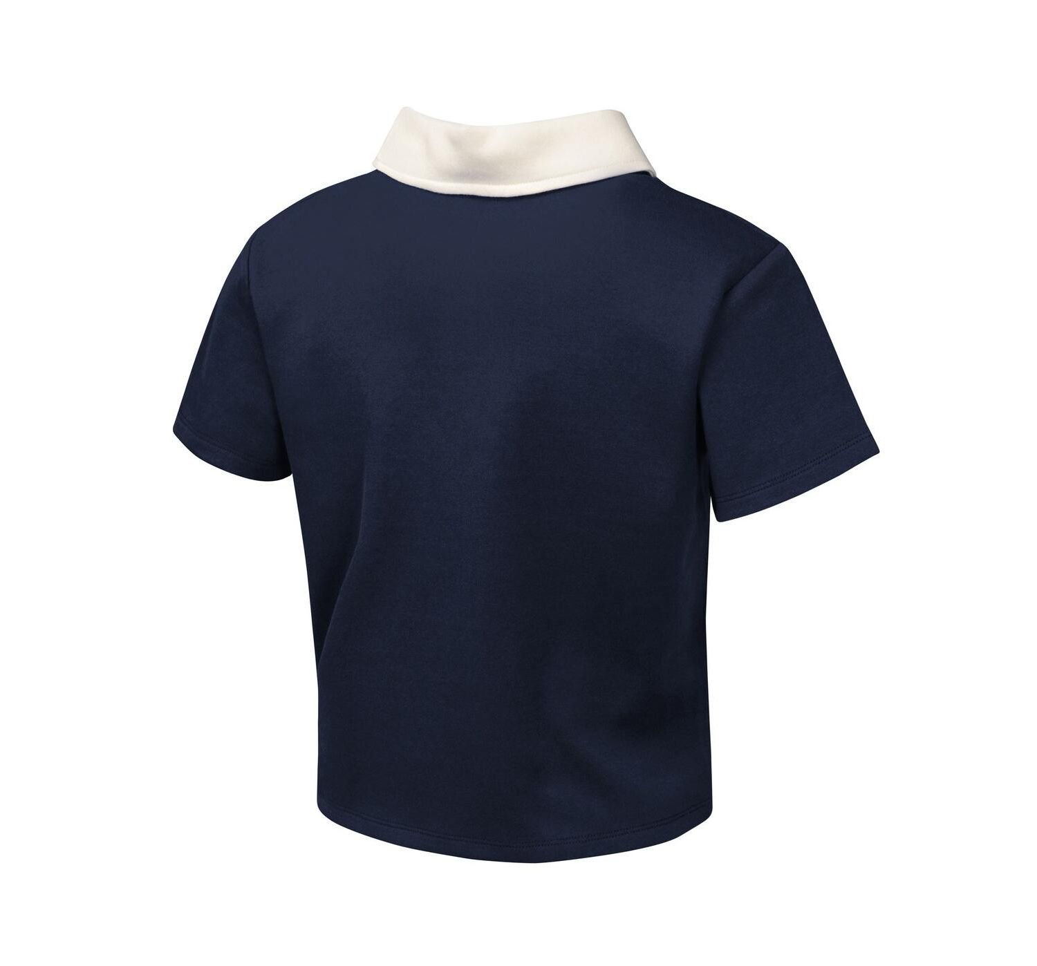Big Girls Navy Atlanta Braves Base Trainer Johnny Polo Shirt and Skort Set