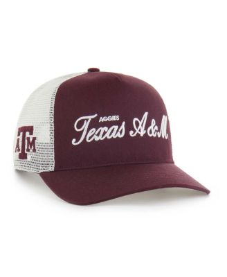 '47 Brand - Men's and Women's Maroon Texas A&M Aggies Contemporary Basics Foundation Trucker Hitch Adjustable Hat