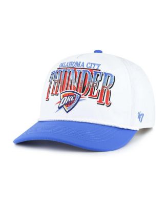 '47 Brand - Men's White/Blue Oklahoma City Thunder Tribute Two-Tone Hitch Adjustable Hat