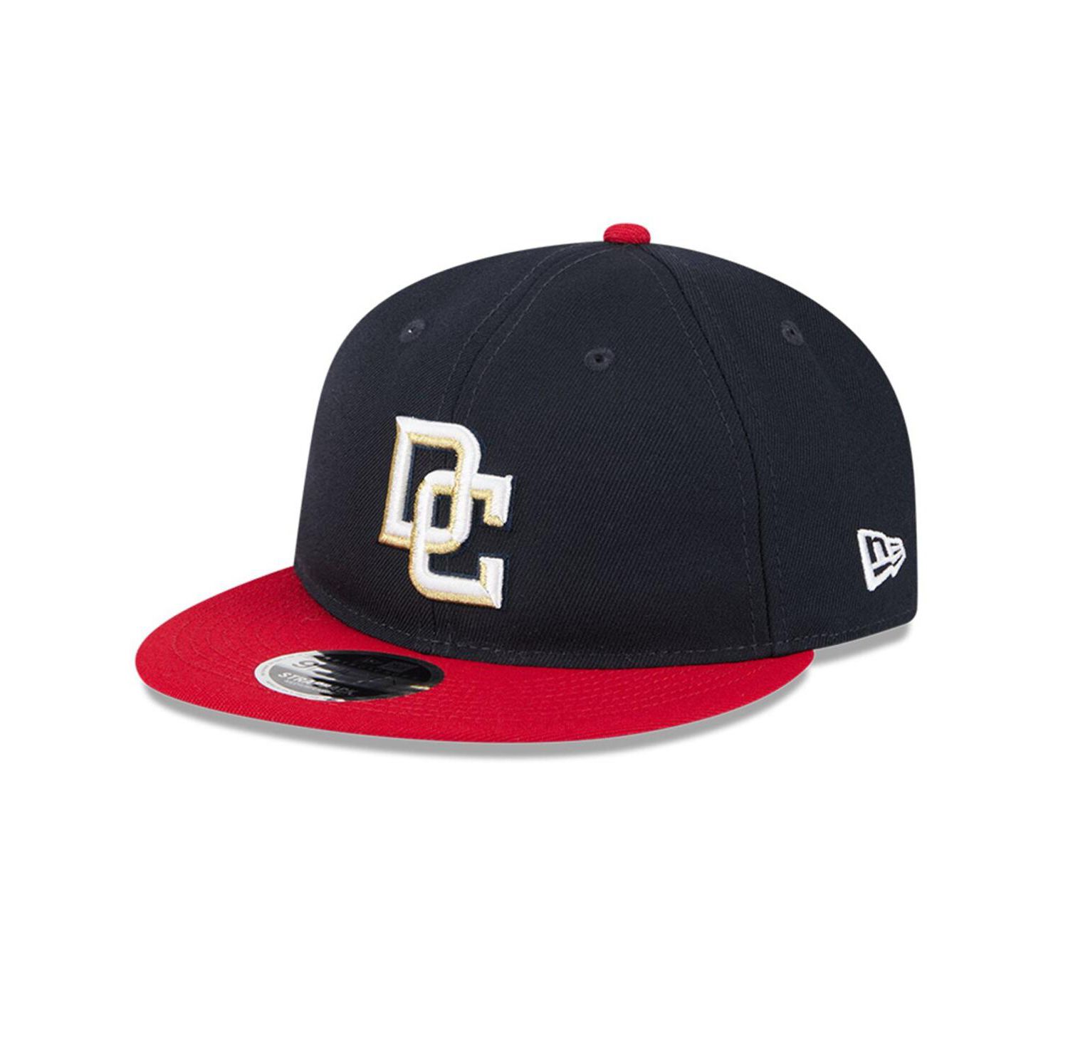 Men's Navy/Red Washington Nationals Baseball Hall of Fame Retro Crown 9FIFTY Adjustable Hat