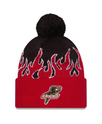 New Era - Men's Red FC Dallas 2025 Jersey Hook Cuffed Knit with Pom Hat